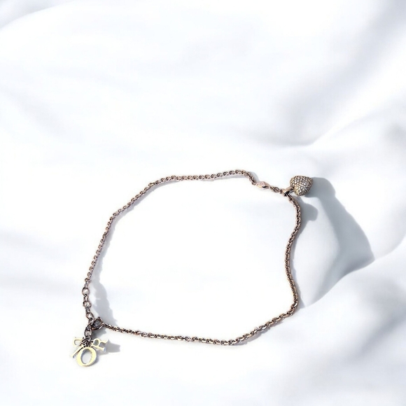 Vintage Christian Dior "Oui" Heart Charm Necklace - Picture 10 of 10